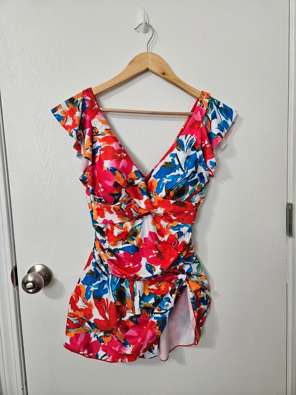 Sexy Floral Lace One piece swim dress